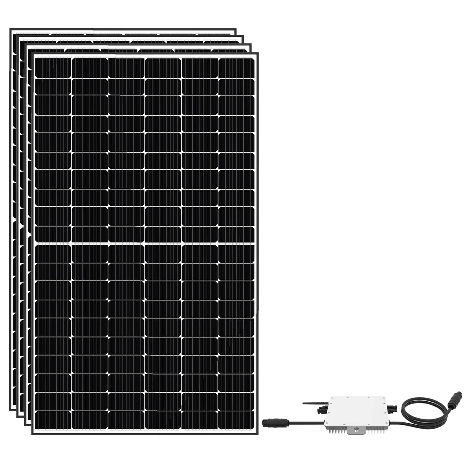 Solar-PV 780 Balkonkraftwerke Komplettset – Mit Bifazial Solarmodul Balkonsystem