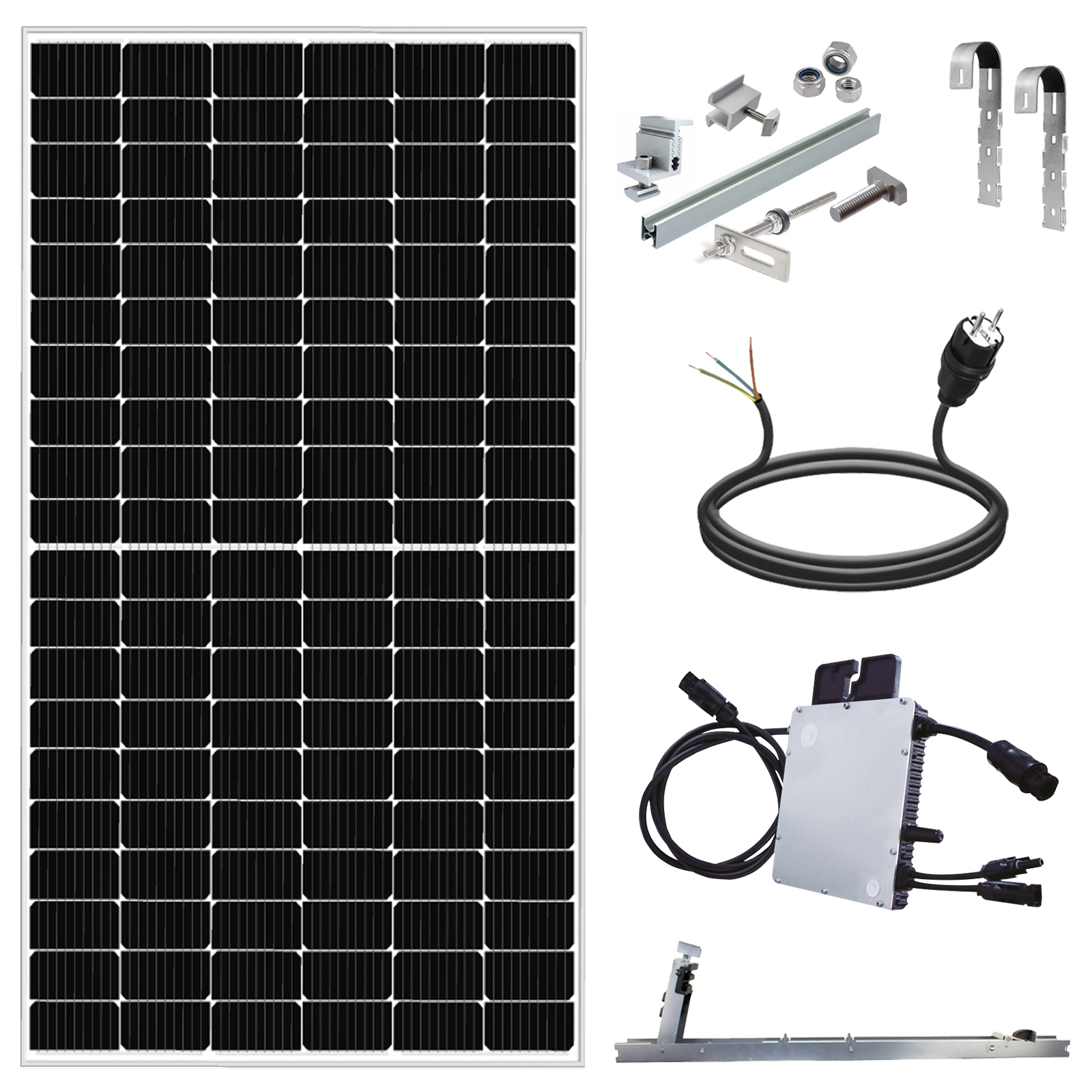 380 Watt Plug & Play Solaranlage Komplettset – Solar Anlage Balkonsystem