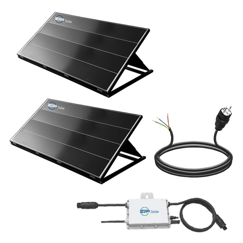 Solar-PV Kit 620W Easy Peak Power mit EPP 600 Mikrowechselrichter und 15M schukostecker