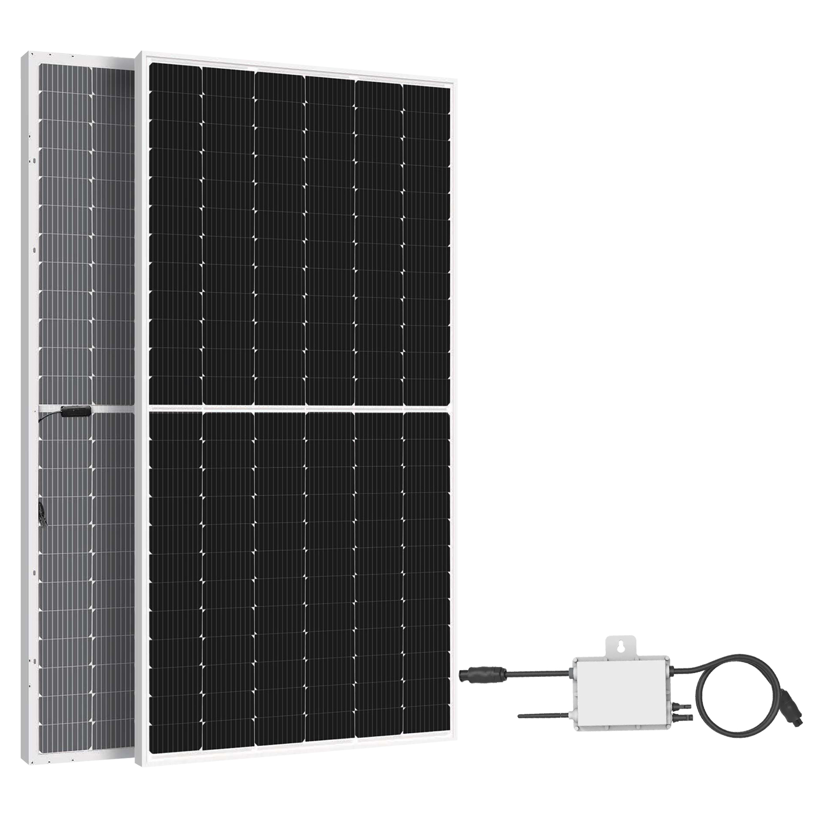 Solar Pv Balkonkraftwerk Komplettset Mit W Bifazial Solarmodul My Xxx